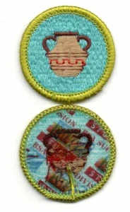 "Insignia de mérito de cerámica, tipo J ""Cosas Scout"" posterior (2002-10), ¡como nueva! - Imagen 1 de 1