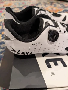 Lake CX177 Road Cycling Shoes Black, EU44, Size 9.5 - Picture 1 of 5