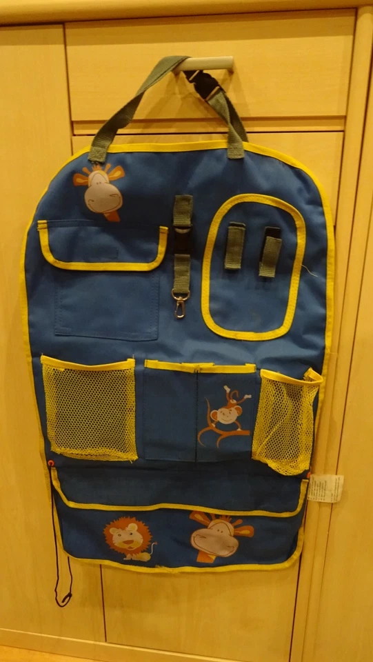 Rücksitzschoner Kühltasche Organizer Rücksitz Rückenlehnenschutz Kinder Auto - Bild 1 von 1