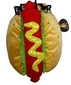 Dog Halloween Costume Thrills and Chills Hot Dog Size Large NWT New - Picture 1 of 8