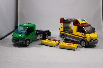 LEGO Cargo Train #60052 Vehicle Truck Parts Lot - City 60150 Pizza Van - Image 1 of 4