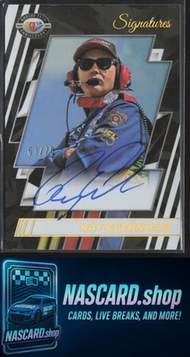 2023 National Treasures Ray Evernham NASCAR 75th Anniversary Signatures Holo /75 - Image 1 of 2
