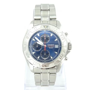 NOS CASIO MTD-1032 CHRONOGRAPH VINTAGE ANALOGUE WR 10 BAR WATCH 2000 - Picture 1 of 14