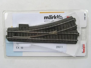 Märklin 20611 - escala H0 - suave izquierdo con palanca de cambios manual en embalaje original sin abrir - Imagen 1 de 2