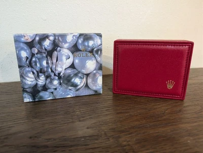 Genuine ROLEX  Vintage  Red Leather Ladies Watch Presentation Box Ref.14.00.01 - Image 1 of 4