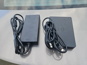 Dell WD15 4K Docking Station & Dell 180w HA180PM180 Charger - Picture 1 of 3