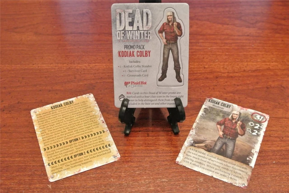 DEAD OF WINTER - KODIAK COLBY Preorder Expansion Promo Bonus Board Game - Image 1 of 1
