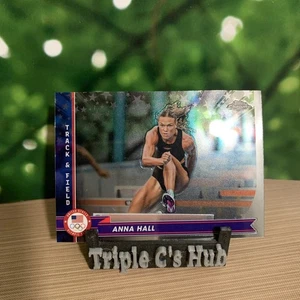 2024 Topps Chrome Olympics USA #134 ANNA HALL Heptathlon Winner Track & Field - Picture 1 of 2