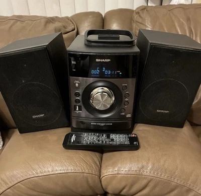 Sharp XL-DH259 Micro Component System W/ REMOTE - TESTED / WORKS !! - Image 1 of 4