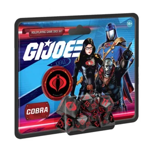 RGS02461 Renegade Games Studios G.I. JOE Role Playing Game: Cobra Dice Set - Picture 1 of 1
