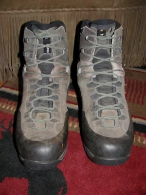 Hanwag Gray Leather Gore-Tex  Hiking Boot Kanatrek Insole Men's 12M - Image 1 of 4