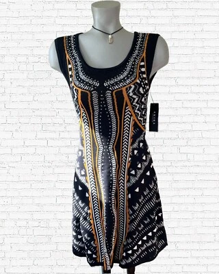 Nuevo con etiquetas Akira Chicago Etiqueta Negra Bodycon Elastizado Suéter Tanque Mini Vestido Nuevo con Etiquetas Foto 1 de 4