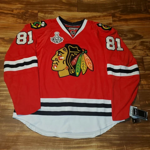 NEW Rare Hossa Chicago Blackhawks Home 2010 Stanley Cup Final Reebok Jersey 54 Cover