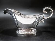 Silver Plate Gravy Boat Gorham Shell And Gadroon Y1130