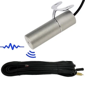 IP66 Rated CCTV Microphone 15 Metre Cable Outdoor Waterproof Solid Metal Housing - Picture 1 of 13