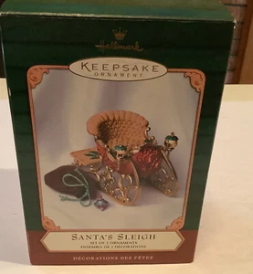 Hallmark "Santa's Sleigh" 2001 Keepsake Ornament - Picture 1 of 6
