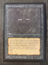 MTG Magic the Gathering - Word of Command - International Collectors Edition ICE