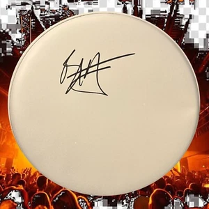 GFA Third Eye Blind Drummer * BRAD HARGREAVES * Signed 10" Drumhead B2 COA - Picture 1 of 3