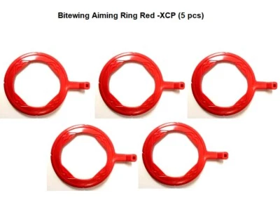 5 piezas de anillo de puntería Bitewing rojo -XCP Foto 1 de 4