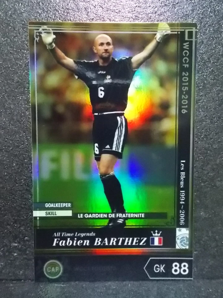 Panini Converted WCCF to FOOTISTA	Insert	National Team	France	CANTONA	Barthez - Image 1 of 1