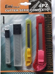 n. 2 cutter taglierini con lame di ricambio (uso consigliato: impiegatizio) - Foto 1 di 5