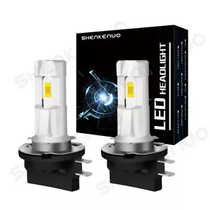 H11B LED Headlight Bulbs Conversion Kit High and Low Beam White Super Bright - Picture 1 of 10