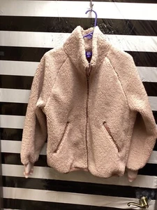 Women "Joy Lab" pink fuzzy zip up jacket. Size XL P.O. - Picture 1 of 2