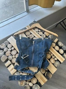 Jean Corset Woman’s Top - Picture 1 of 4
