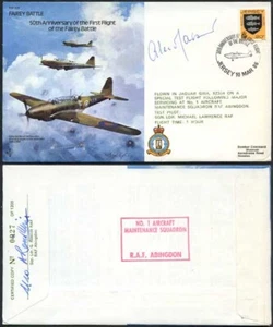 B26d 50th Ann 1st Flight of the Fairey Battle Signed by Alec Maisner (F) - Picture 1 of 1