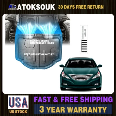 Protector contra salpicaduras del motor delantero para Hyundai Sonata 2012-2013 Foto 1 de 4