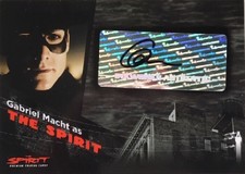 Gabriel Macht Autograph A1 from The Spirit Trading Cards, Inkworks