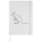 'Kangaroo & Joey' A5 Ruled Notebooks / Notepads (Nb035406)