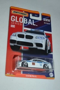 2021 MATCHBOX GLOBAL SERIES 12/14 - BMW M5 POLICE WHITE - Picture 1 of 6