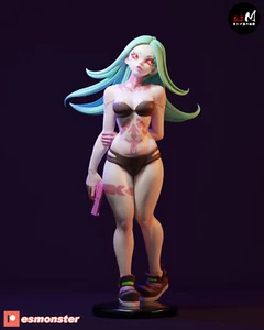 Kit impreso en 3D Rebecca (Cyberpunk) sin pintar/sin montar - Imagen 1 de 10