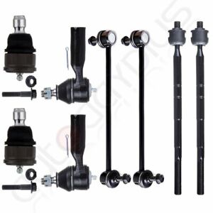 For 2005-2007 Ford Escape Ball Joint Tie Rod Sway Bar Suspension 8 Pcs