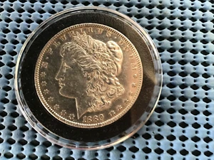 1889 P MORGAN SILVER DOLLAR - Picture 1 of 2
