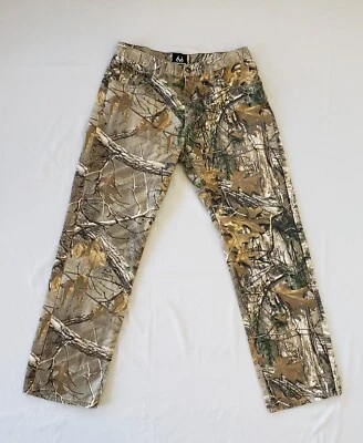 Realtree Pants Womens 34 x 34 Xtra Camo Jeans Hunting Camping Work 5 Pocket - Image 1 of 4