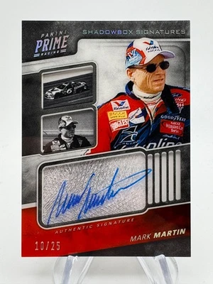 2018 PRIME Racing MARK MARTIN Shadowbox Signatures Auto /25 #SSMM - Image 1 of 2