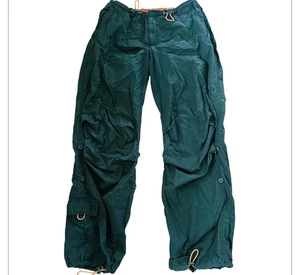 Pantaloni Abercrombie & Fitch verdi vintage paracadutisti militari taglia M - Foto 1 di 8