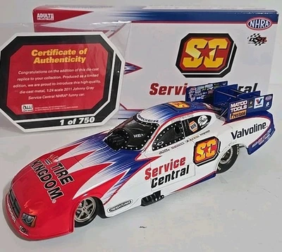NHRA Johnny Gray Service Central 2011 60 aniversario Coche divertido Foto 1 de 4