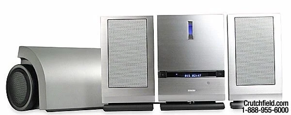 Denon D-107 Home Audio System Receiver CD Player 2.1 Channel Subwoofer Radio| - Image 1 of 4
