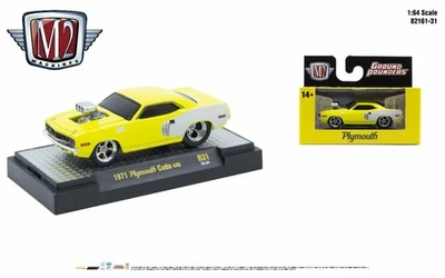 1971 Plymouth Cuda 440 M2 Machines Ground Pounders R31 Limited Edition 7,000 - Image 1 of 4