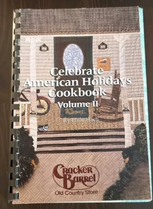 Vintage Cracker Barrel Celebrating American Holidays Cookbook Volume II Recipes - Bild 1 von 14