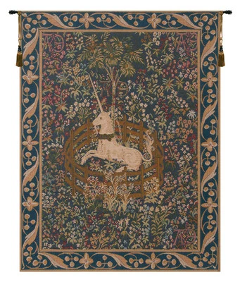 Licorne Captive French Woven Wall Hanging Tapestry Foto 1 de 4