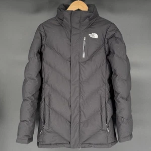 The North Face donna 600 piumino d'oca puffer jacket S nero sci cappotto capospalla - Foto 1 di 16