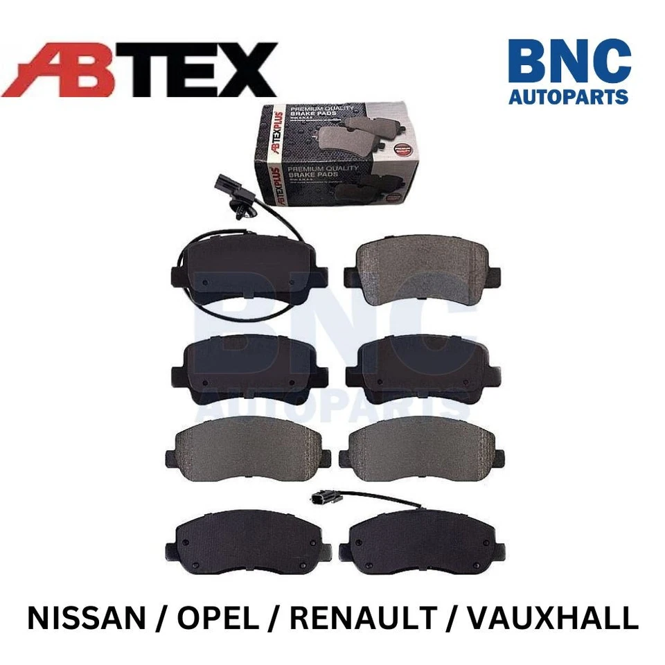 Pastillas de freno delanteras y traseras para RENAULT MASTER de 2010 a 2022 - ABT Foto 1 de 1