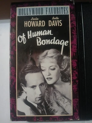 OF HUMAN BONDAGE ~ Bette Davis, Leslie Howard, 1934 Drama, 1993 Video ~ VHS Foto 1 de 4