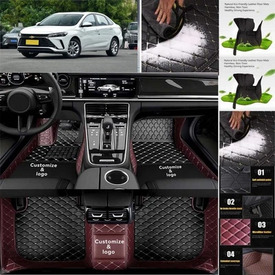 For Chevrolet Monza Car Floor Mats Custom Waterproof Luxury Carpets Auto Liner Foto 1 de 4