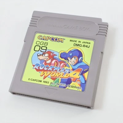 Gameboy ROCKMAN WORLD 4 Megaman Cartridge Only Nintendo 0242 gbc - Image 1 of 4