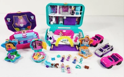 Polly Pocket Compacts, Micro-Dolls and Accessories, Mixed Lot - Image 1 of 4